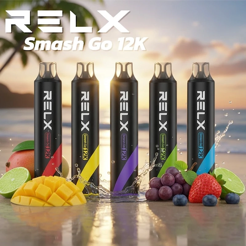 Relx Smash Go 12000口悅刻一次性拋棄式電子煙｜16種口味｜可充電大容量